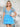 Cocktail Dresses Tiered Short Mini Dress Turquoise