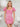 Cocktail Dresses Short Beaded Slit Skirt Dress Pink