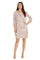 Mother of the Bride Dresses Short Mother of the Bride Metallic Jacket Dress Rose/Gold