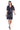 Cocktail Dresses Short Sequin Floral Petite Cocktail Dress Navy