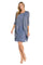 Cocktail Dresses Short Two Piece Petite Cocktail Jacket Dress Cadet/Silver