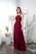 Long Halter Formal Chiffon Bridesmaids Dress