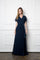 Long Formal Ruffle Sleeve Chiffon Evening Dress Sale
