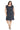 Plus Size Dresses Short Plus Size Polka Dot Cocktail Dress Navy/White