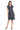 Cocktail Dresses Short Ruffle Polka Dot Cocktail Dress Navy/White