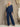 Pant Suit Long Formal Chiffon Pant Suit  Navy