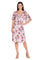 Cocktail Dresses Short Floral Print Knee Length Cocktail Dress Blush/Pink