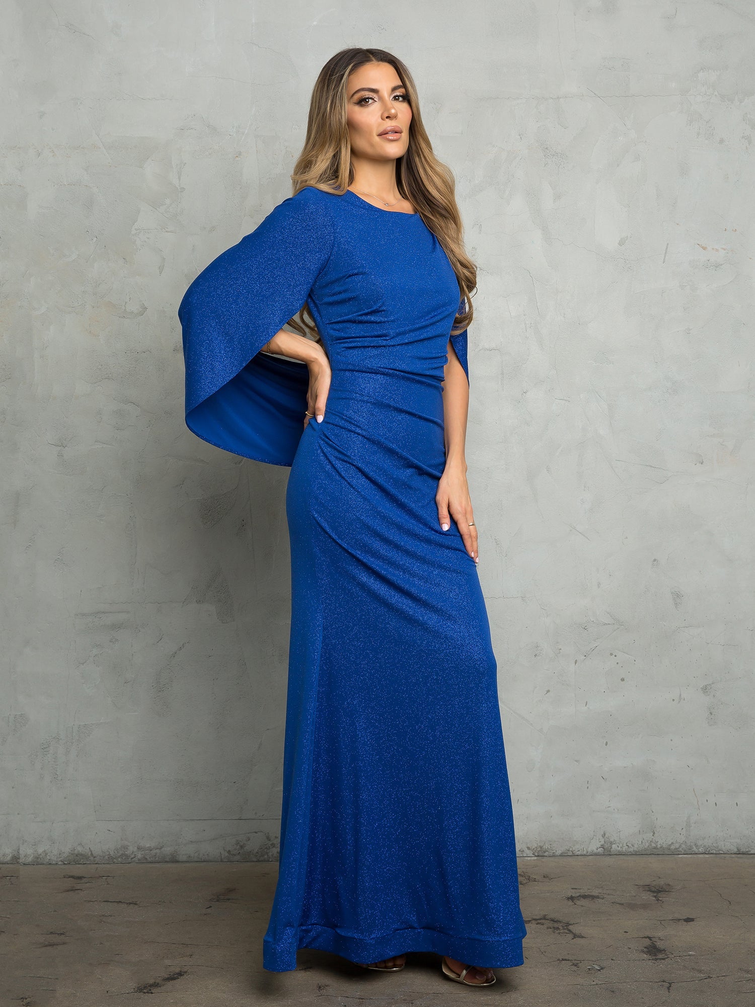 Mother of the Bride Dresses Long Formal Glitter Mother of The Bride Dress Royal