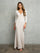 Mother of the Bride Dresses Glitter Long Mother of the Bride Dress Platinum