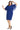 Plus Size Dresses Plus Size Short Cocktail Cape Dress Indigo