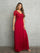 Mother of the Bride Dresses Sequin Long Lace Mother of the Bride Dress Red