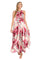 Formal Dresses Long Floral A Line Print Formal Maxi Dress Rose