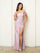 Formal Dresses Prom Long Fitted Formal Slit Dress Dusty Rose