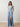 Formal Dresses A Line Long Formal Flutter Sleeve Prom Dress Dusty Blue