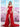 Prom Dresses Long Fitted Floral Overskirt Formal Prom Dress Red