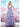 Prom Dresses Formal Printed Ruffle Long Prom Dress Lavender