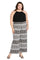 Jumpsuit Long Formal Printed Plus Size Jumpsuit Black/White
