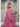 Prom Dresses Formal˜Print Mesh Ruffle Long Prom Dress Coral Pink