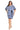 Plus Size Dresses Plus Size Short Cocktail Dress White/Denim
