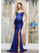 Prom Dresses Long Formal Sequin Slit Skirt Prom Dress Royal