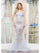 Prom Dresses Long Formal Fitted Applique Prom Dress Blue