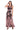 Formal Dresses Long Metallic Ombre Formal Petite Dress Charcoal/Rose