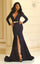 Formal Dresses Long Side Slit Formal Lace Dress Black