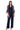 Pant Suit Long Mother of the Bride formal Pant Suit Navy/Pink