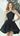 Cocktail Dresses Short A Line Mini Cocktail Dress Black