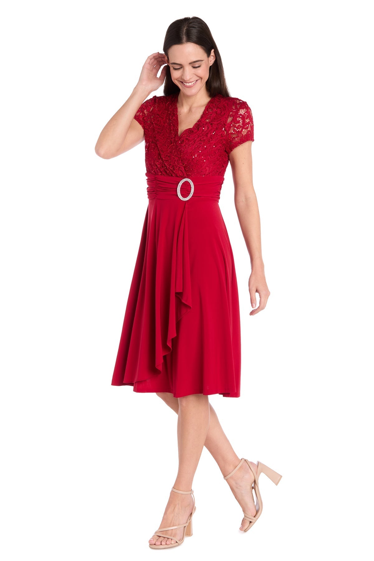 Cocktail Dresses Mother of the Bride Short Petite Cocktail Dress Red