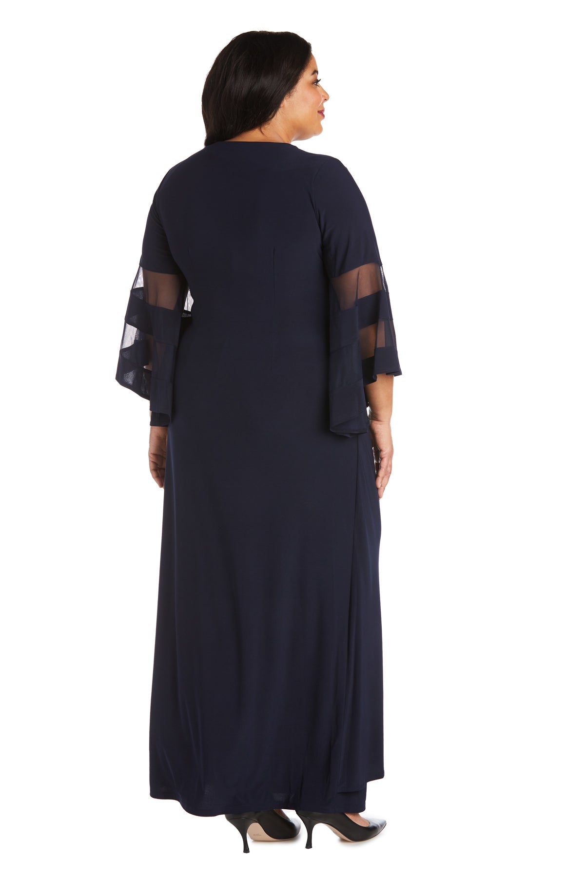 Plus Size Dresses Long Formal Plus Size Evening Dress Navy