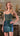 Cocktail Dresses Short Homecoming Lace Cocktail Sequin Dress Deep Green