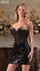 Cocktail Dresses Short Cocktail Beaded Sequin Dress Black