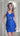 Cocktail Dresses Fitted Short Sequin Cocktail Dress Royal