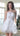 Cocktail Dresses A Line Lace Ruffle Short Cocktail Dress Off White