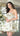 Cocktail Dresses Printed Short Cocktail A Line Dress Yellow