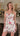 Cocktail Dresses Short Printed Ruffle Cocktail Dress Red