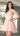Cocktail Dresses A Line 3D Floral Short Cocktail Dress Blush