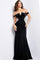 Formal Dresses Midriff Detail Fitted Long Formal Prom Dress Black