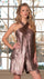 Jumpsuit Metallic Short Jumpsuit Rose Gold