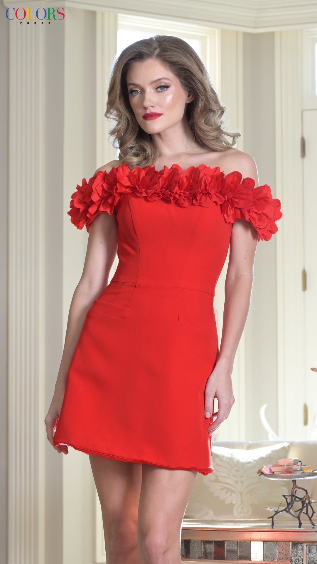 Cocktail Dresses Short A Line Mini Cocktail Homecoming Dress Red