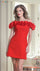 Cocktail Dresses Short A Line Mini Cocktail Homecoming Dress Red