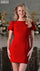 Cocktail Dresses Short Fit Homecoming Mini Cocktail Dress Red