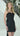 Cocktail Dresses Beaded Short Slit Cocktail Dress Black
