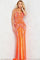 Prom Dresses Prom Long Formal Beaded Evening Gown Orange