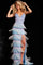 Prom Dresses Long Spaghetti Strap Beaded Fringe Prom Dress Light Blue