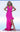 Prom Dresses Long Prom Formal High Slit Evening Dress Fuchsia