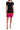 Cocktail Dresses Short Fitted Cocktail Dress Black Cherry