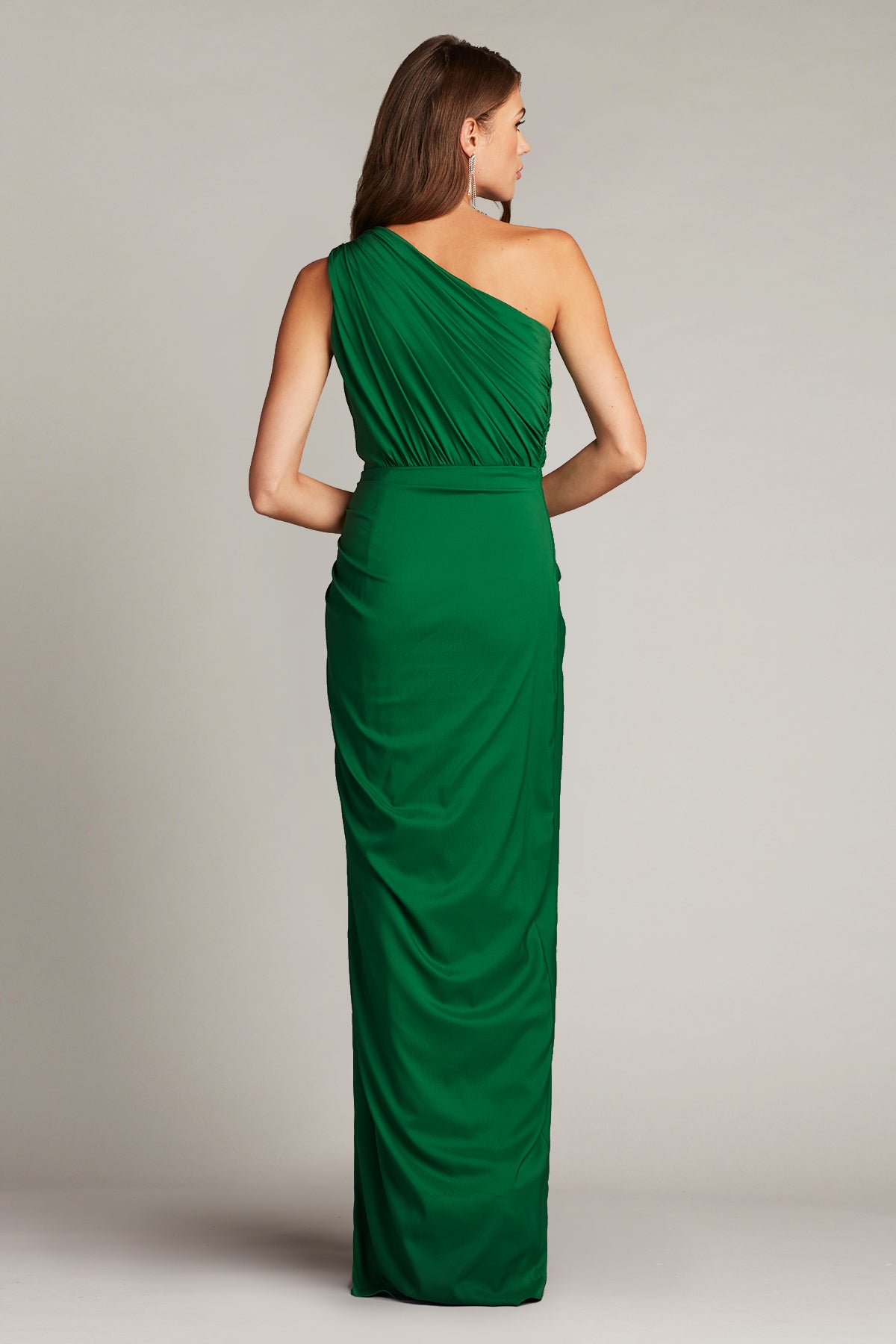Prom Dresses Ruffle Formal Long Prom Dress Bamboo