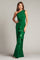 Prom Dresses Ruffle Formal Long Prom Dress Bamboo